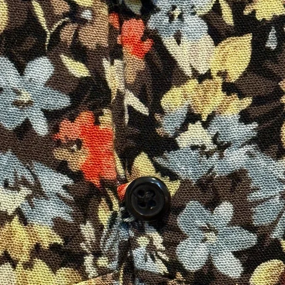 Ten Sixty Sherman Black Floral Midi Dress - Picture 3 of 10